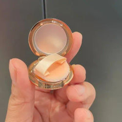 Eyeshadow Palette with Puff 0.2-1g Round Monochromatic Case Small 25mm Portable Shadow Highlight Box for Mini Cosmetic Sample