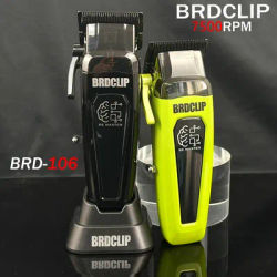 BRDCLIP BRD-106 7500RPM Professional Men's Hair Clipper with Base Charger DLC Hair Cutting Machine Hair Trimmer