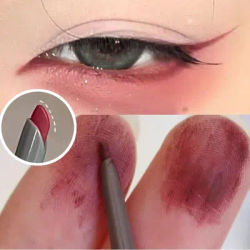 Smooth Wine Red Eyeliner Gel Pencil Soft High Pigment Waterproof Long-lasting Silky Matte Lower Eyelids Eye Liner Makeup Tools