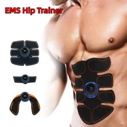 Electric Muscle Stimulator EMS Wireless Buttocks Hip Trainer Abdominal ABS Stimulator Fitness Body Slimming Massager
