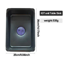 6L Wash Basin IGT Table sink Stainless Steel Picnic Wash Hands Ultra-light Washing Tank Outdoor Camping Kitchen Supplies