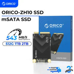 ORICO 1TB mSATA SSD, SATA III 6Gbps 3D NAND Internal Solid State Drive for Laptops Ultrabooks Desktop-ZH10