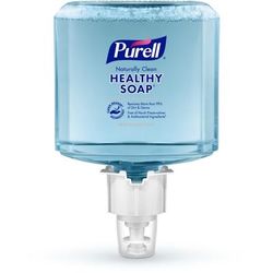 Purell Brand Naturally Clean Healthy Soap Foam Es6 Refill, Fragrance Free, 40.6 Oz Bottle