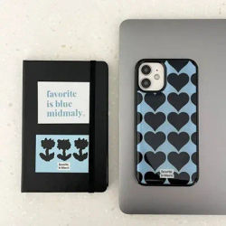 Korean Ins Blogger’s Style Love Heart Phone Case For iPhone 16 Pro Max 15 14 13 12 11 Pro Mini 7 8 Plus Luxury Y2K Phone Cases