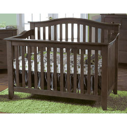 Pali Salerno 3 Piece Crib Set in Slate - Forever Crib, Double Dresser & 5 Drawer Dresser