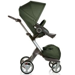 Stokke 2010 XPLORY Basic Stroller in Green with FREE Carry Cot