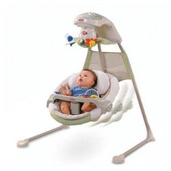 Fisher-Price Natures Touch Baby Papasan Cradle Swing