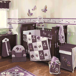Lambs & Ivy Luv Bugs 4 Piece Crib Bedding Set
