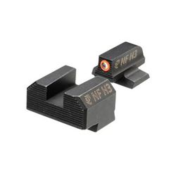Night Fision Optics Ready Stealth Night Sight Set for Canik Mete SF and TP9 Pistols w/ Orange Front Blank Rear Black One Size CNK-029-187-250-OGZX