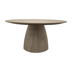 Oxford Round Dining Table Greige Oak