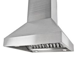 Island Range Hood, Ducted, Variable CFM, Stainless Steel Finish, Outdoor Rated Finish option | Proline ProVI / 48 inches wide / 430 Stainless Steel