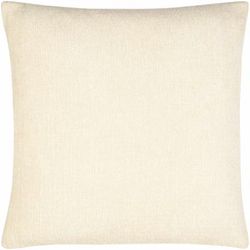 Zihna 18" Square Modern Beige/Pearl/Cream/Tan Throw Pillow - Boutique Rugs