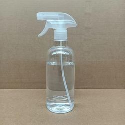 TEMU Multifunctional 500mm Spray Bottle - Adjustable Atomization And Spray , Leak-proof Design, Suitable For Hair Care, Plant Watering And Cleaning - Durable Plastic, White And Transparent