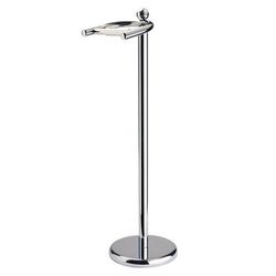 TEMU & Brown Freestanding Toilet Tissue Paper Roll Holder Stand Compact Organiser With Weighted Base