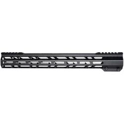 Presma AR-15 M-LOK Free Float Handguard 15 in Black MMARE15
