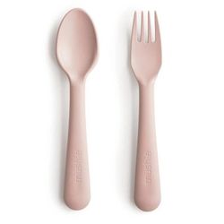 Mushie Fork and Spoon Set - Blush