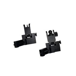 JE Machine Tech 45 Degree Aluminum Offset Fixed Front and Rear Sight Black TS-PS9B-AL