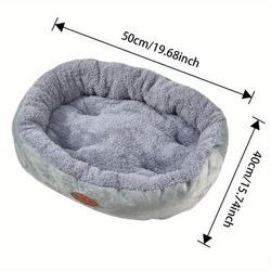 TEMU Pet Sofa Bed Small Dog Bed Soft Rabbit , Bed, Washable Dog Bed For Dogs/ Puppies/ Cats/ Kittens