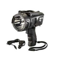 USED Streamlight Waypoint Pistol Grip Spotlight C Alkaline Battery/12V DC Power Cord 550 Lumens Black Blister Pack 44905 EDEMO3 Condition Like New