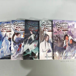 Volume 1-5 English comic book grandmaster of demonie cultivation Dan Mei fantasy novel MO DAO ZU SHI libros de manga books