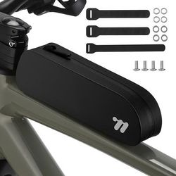TEMU Bike Top Tube Bag Cycling Front Bag With Screws And Straps Low Drag Windproof Bike Top Frame Bag Bicycle Accessories