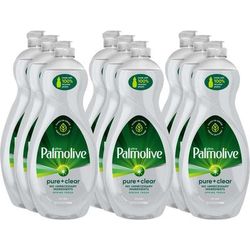 Palmolive US04272ACT Pure/Clear Ultra Dish Soap - Liquid - 32.5 fl oz (1 quart) - 9 / Carton - Clear - Case of 9 CPCUS04272ACT