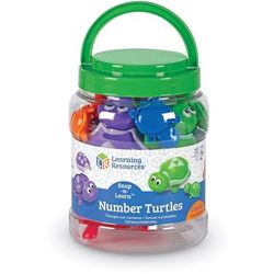 Learning Resources LER6706 Number Turtles, 5-1/2"Wx5-1/2"Lx7-2/5"H, Multi LRNLER6706