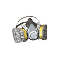 3M 5000 Series Half Facepiece Respirators, Small, Organic Vapors/Acid Gases (142-5103)