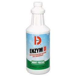 Big D Industries 504 Enzym D Digester Deodorant, Mint, 1qt, Bottle, 12/Carton - Case of 12