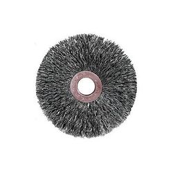 Weiler Copper Center Wire Wheel, 3 in D x 5/8 in W, .014 Stainless Steel, 20,000 rpm (804-16973)