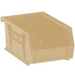 7 3/8 x 4 1/8 x 3" Ivory Plastic Stack & Hang Bin Boxes, Case Of 24 (BINP0743V)