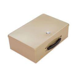 Controltek 500123 Heavy Duty Fire Retardant Box, 1 Compartment, 12.75 x 8.25 x 4, Sand CNK500123