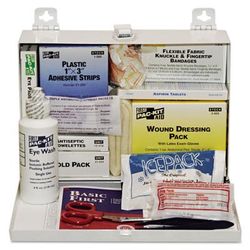PackIt(R) 25 Person Industrial First Aid Kit, Weatherproof Steel, Wall Mount (579-6100)