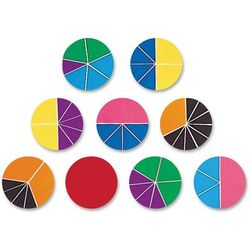 Learning Resources LER0617 Rainbow Fraction Circles - Set of 51 LRNLER0617