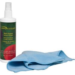 Compucessory 56268 Screen Cleaner, W/Microfiber Cloth, Spray Bottle, No Alcohol - 1 Kit CCS56268