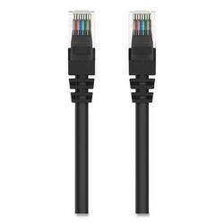Belkin A3L98005BLKS CAT6 UTP Computer Patch Cable, RJ45 Connectors, 5 ft, Black