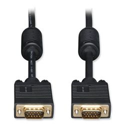 Tripp Lite VGA Coaxial High-Resolution Monitor Cable with RGB Coaxial (HD15 M/M), 6 ft. (36397C)