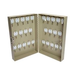 Controltek 500124 Combination Lockable Key Cabinet, 28-Key, Metal, Sand, 7.75 x 3.25 x 11.5 CNK500124