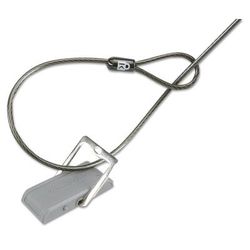 Kensington 64613 Desk Mount Cable Anchor, Gray/White