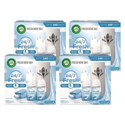 Air Wick 01918CT Freshmatic Ultra Automatic Pure Starter Kit, 3.19 x 8.44 x 7.75, White/Gray, Tropical Flowers, 4/Carton - Case of 4