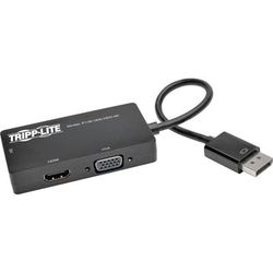 Tripp Lite P13606NHDV4K Converter Adapter, DisplayPort 1.2 to VGA/DVI/HDMI TRPP13606NHDV4K