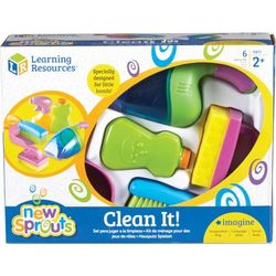 Learning Resources New Sprouts Clean It Set, 7-1/4" X 3-1/2"