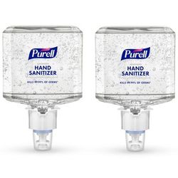 Purell Advanced Hand Sanitizer Gel Es6 Refill, Clean Scent, 40.6Oz, Pack Of 2