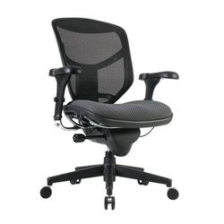 Workpro Quantum 9000 Series Ergonomic Mesh/premium Fabric Mid-Back Chair, Black/gray, Bifma Compliant