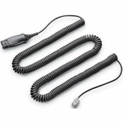 Poly His Adapter Cable - Headset Cable - Quick Disconnect Male - Coiled - For Avaya 96Xx; Definity 9631; One-X Deskphone Edition 96Xx