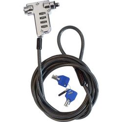 Codi Master Key Combination Cable Lock - Security Cable Lock - 6.5 Ft