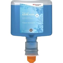 Sc Johnson Fresh Apple Scent Foam Hand Soap - 40.6 Fl Oz (1200 Ml) - Dirt Remover, Kill Germs - Hand - Yes - Blue - Anti-Irritant, Non-Drying