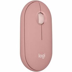 Logitech Pebble 2 M350S Mouse - Optical - Wireless - Bluetooth - Tonal Rose - 4000 Dpi - Scroll Wheel - 3 Button(S) - Symmetrical