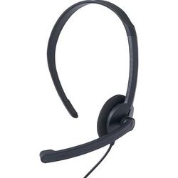 Verbatim Mono Headset With Microphone And In-Line Remote - Mono - Mini-Phone (3.5Mm) - Wired - 32 Ohm - 20 Hz - 20 Khz - Over-The-Head - Monaural - Circumaural