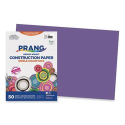 Prang Construction Paper, 58lb, 12 x 18, Violet, 50/Pack (PAC7207)